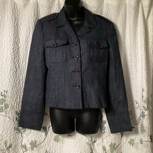 Elegant Navy Women's Blazer
